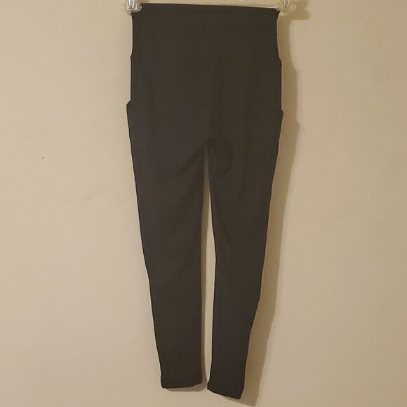 Zanana Outfitters Pocket Black Leggings Women's Size Small - Picture 4 of 6